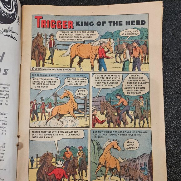 ROY ROGERS TRIGGER #16 DELL COMIC BOOK FROM MARCH - MAY, 1955 - Picture 7 of 10